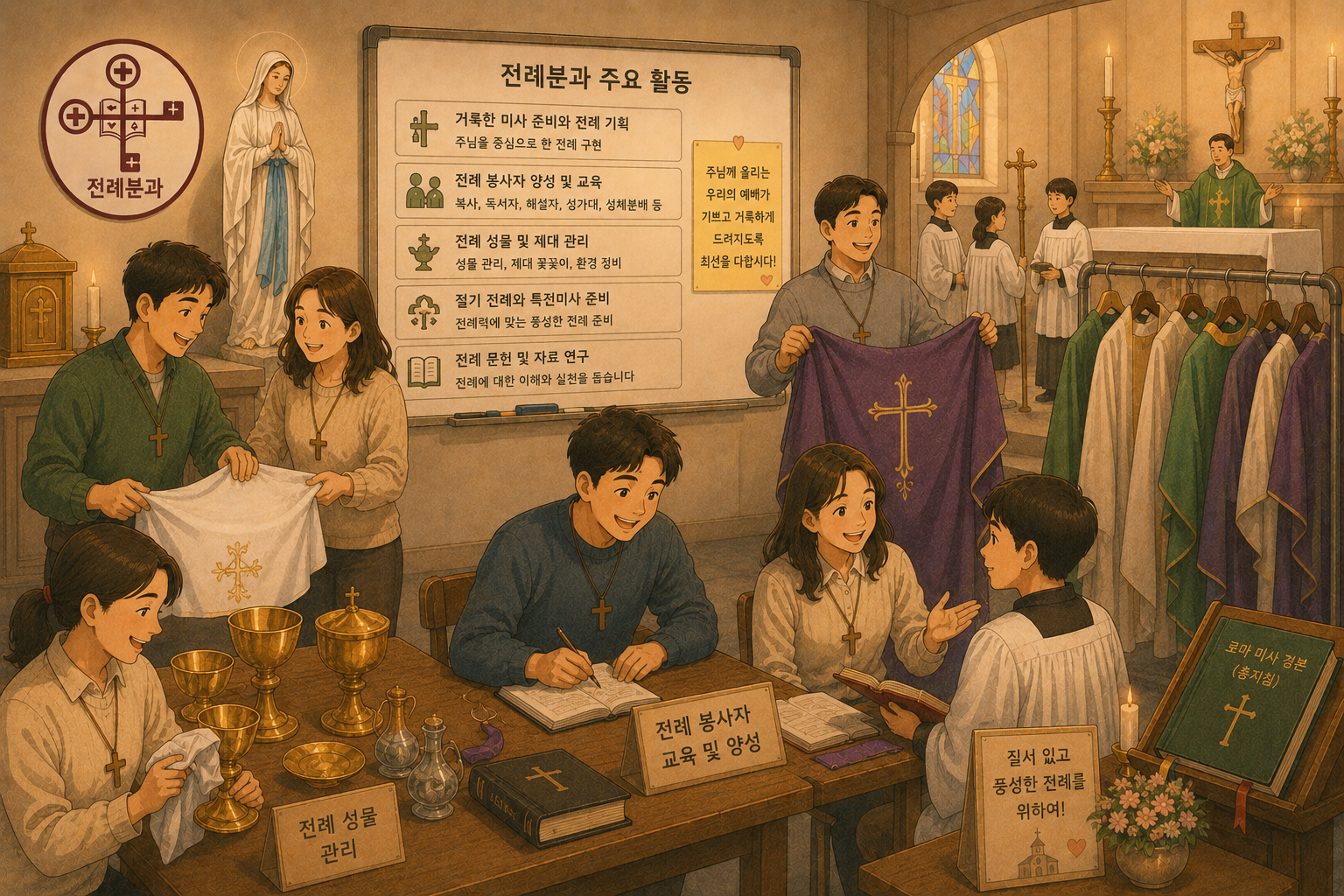 전례분과 대표 사진