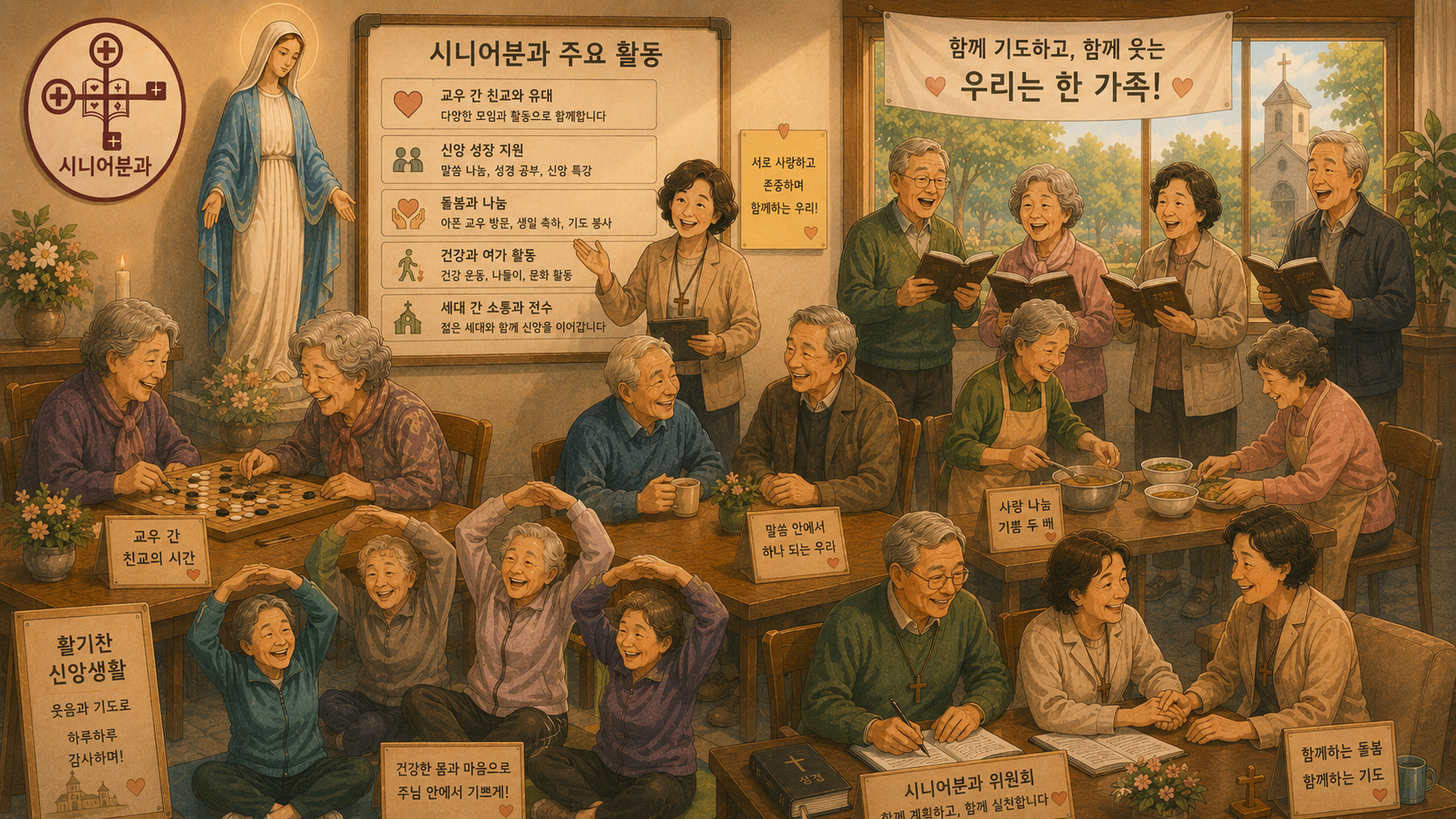 시니어분과 대표 사진